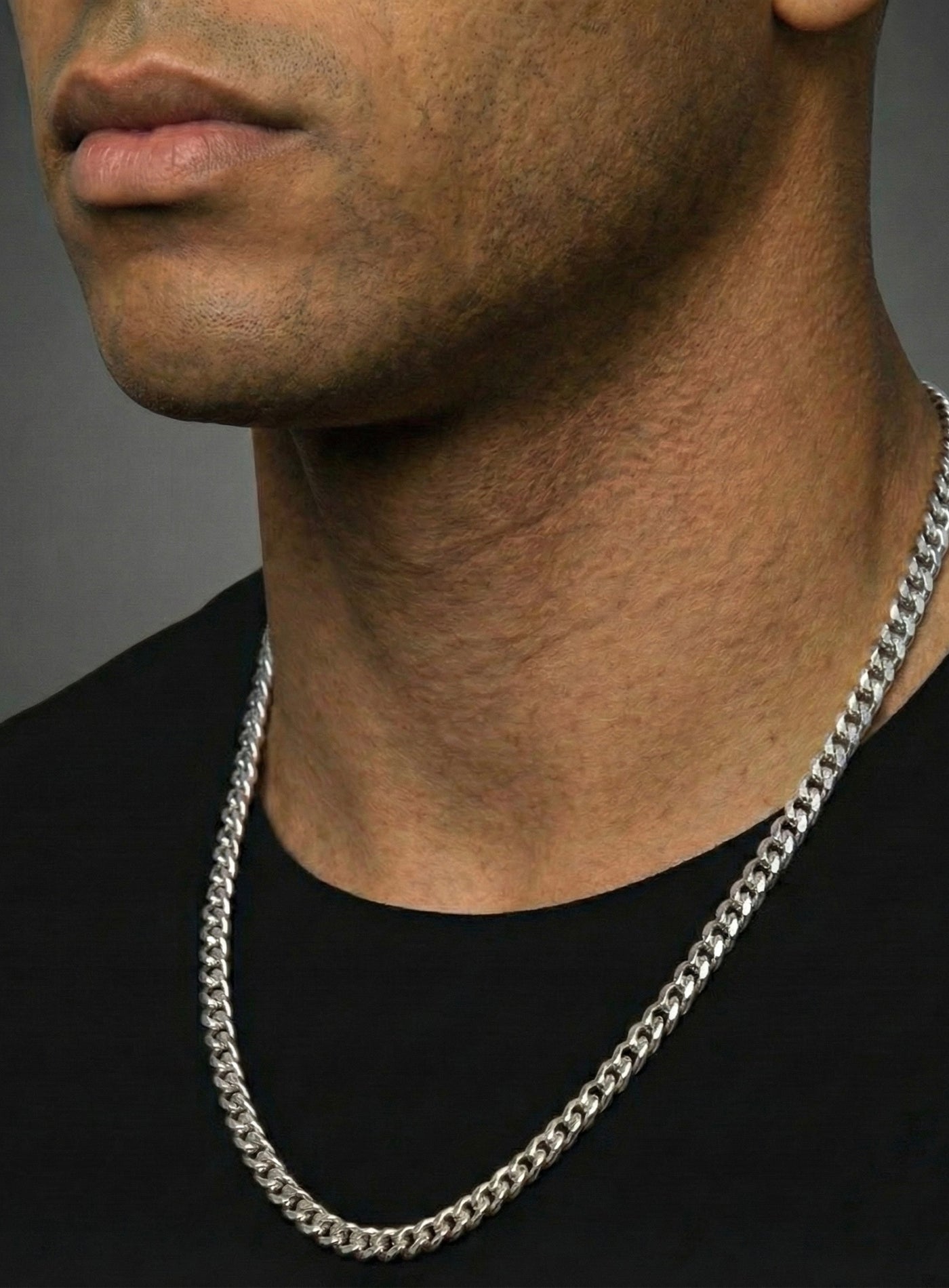 6MM Miami Cuban Chain In 18K White Gold