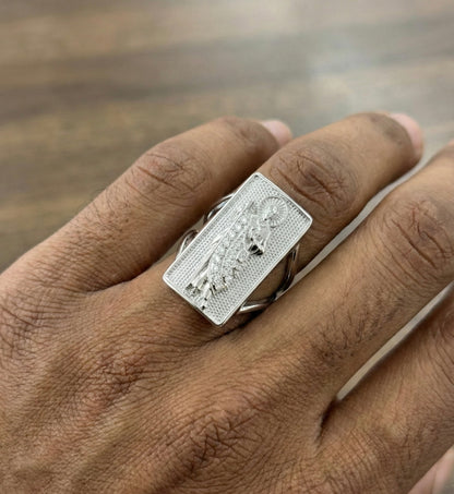 Saint Jude Rectangle Ring