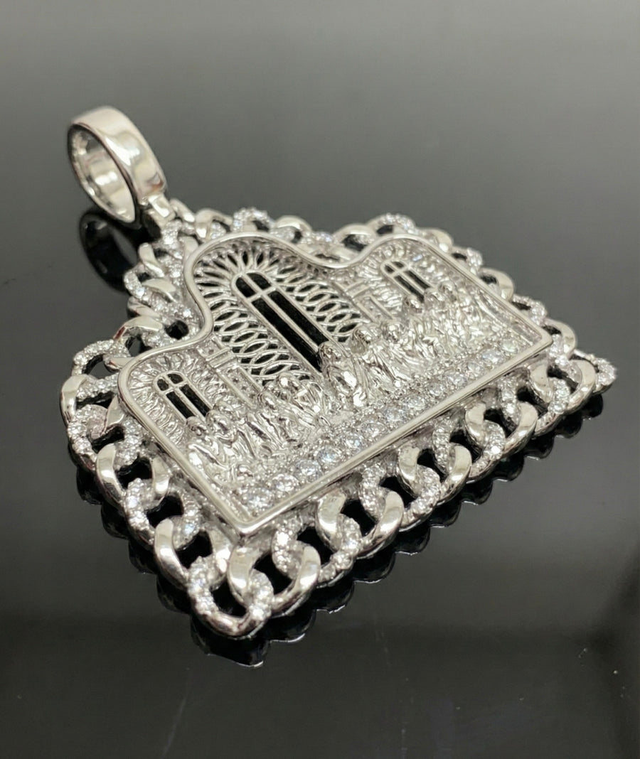 Arch Last Supper Moissanite Pendant