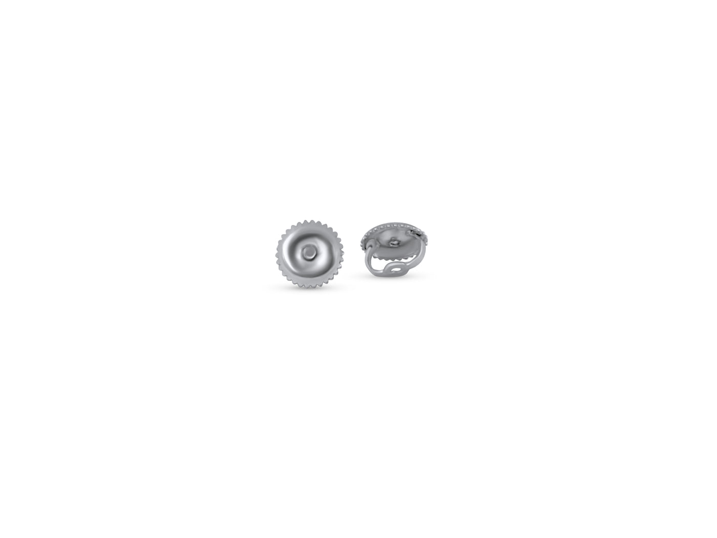 Moissanite and 925 Sterling Silver Square Earrings