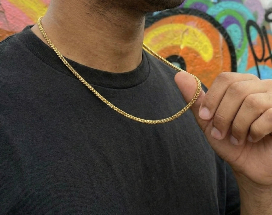 4MM Franco Chain In 18K Yellow Gold