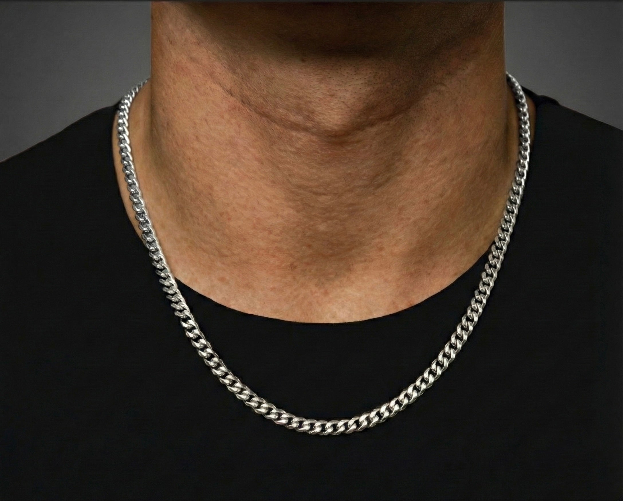 6MM Miami Cuban Chain In 18K White Gold