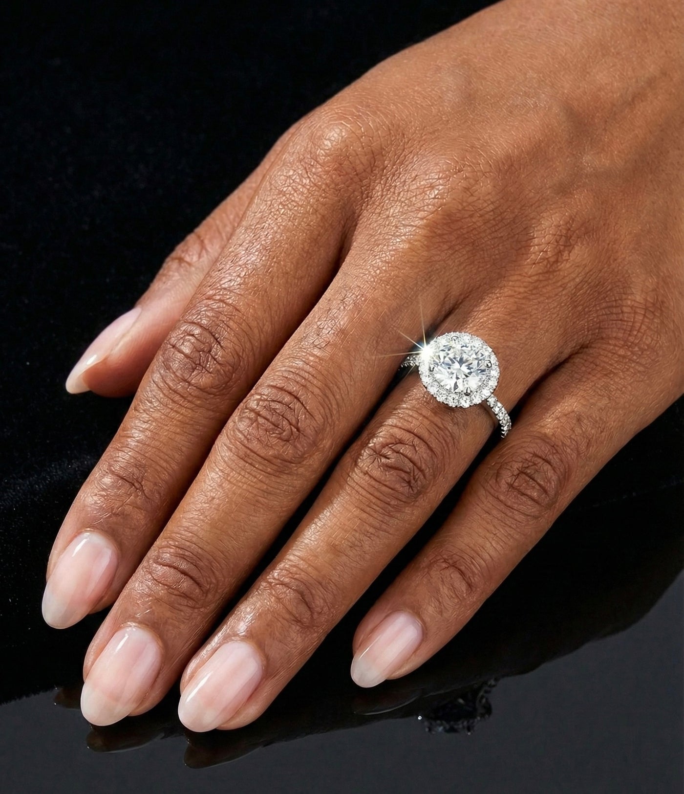 1ct Moissanite Wedding/Promise Ring