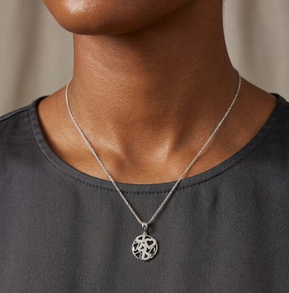 Infinite Hearts Moissanite Pendant