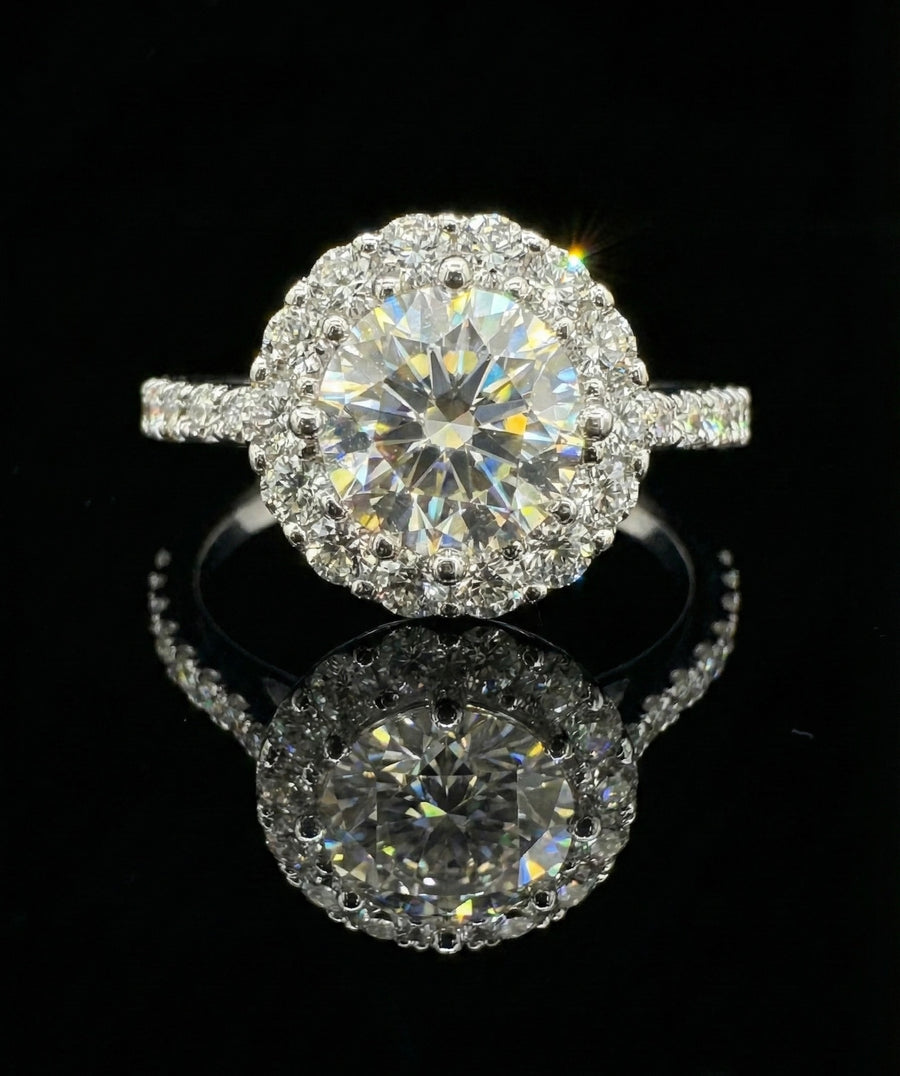 1ct Moissanite Wedding/Promise Ring