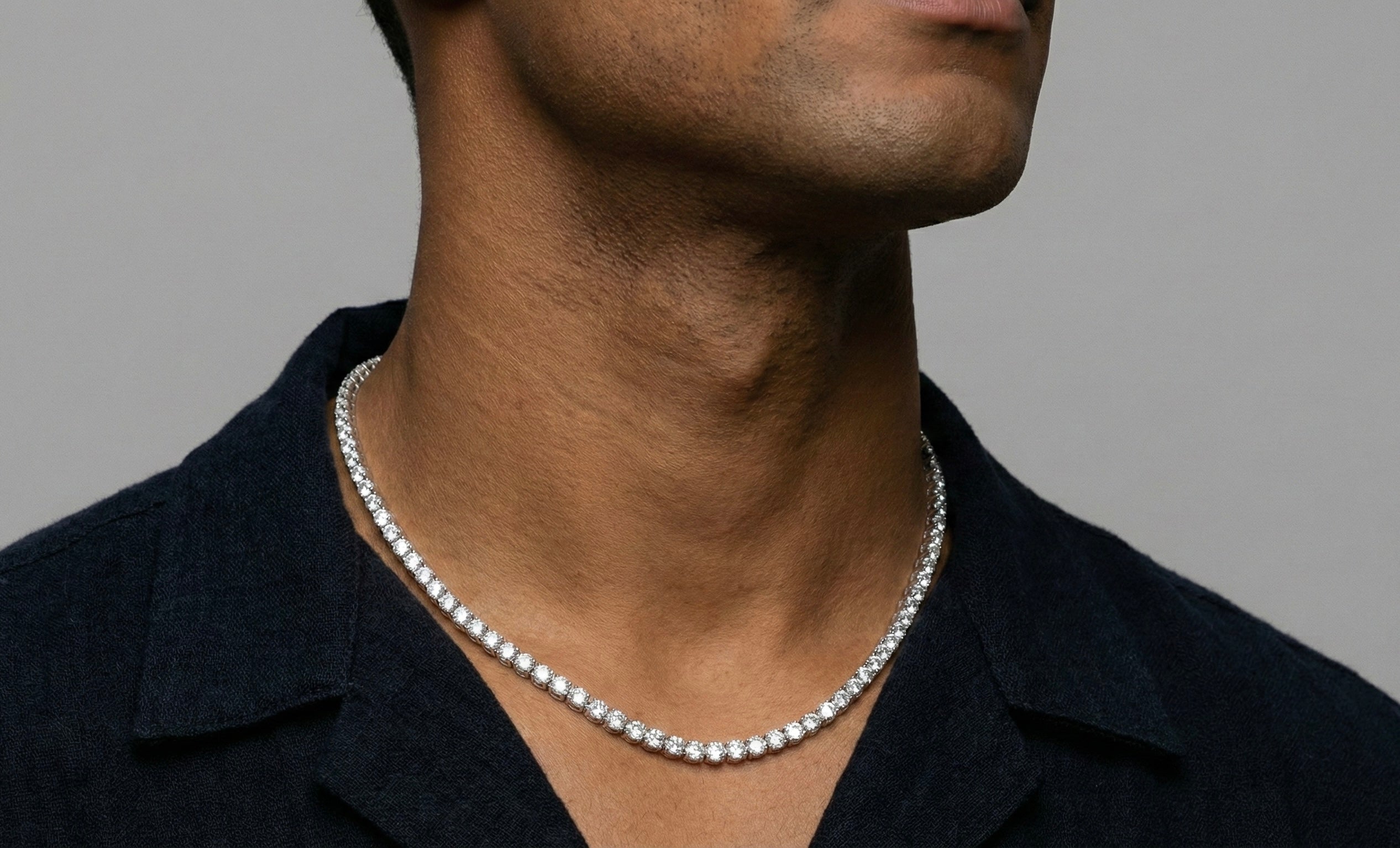 5MM Moissanite Diamond Tennis Chain