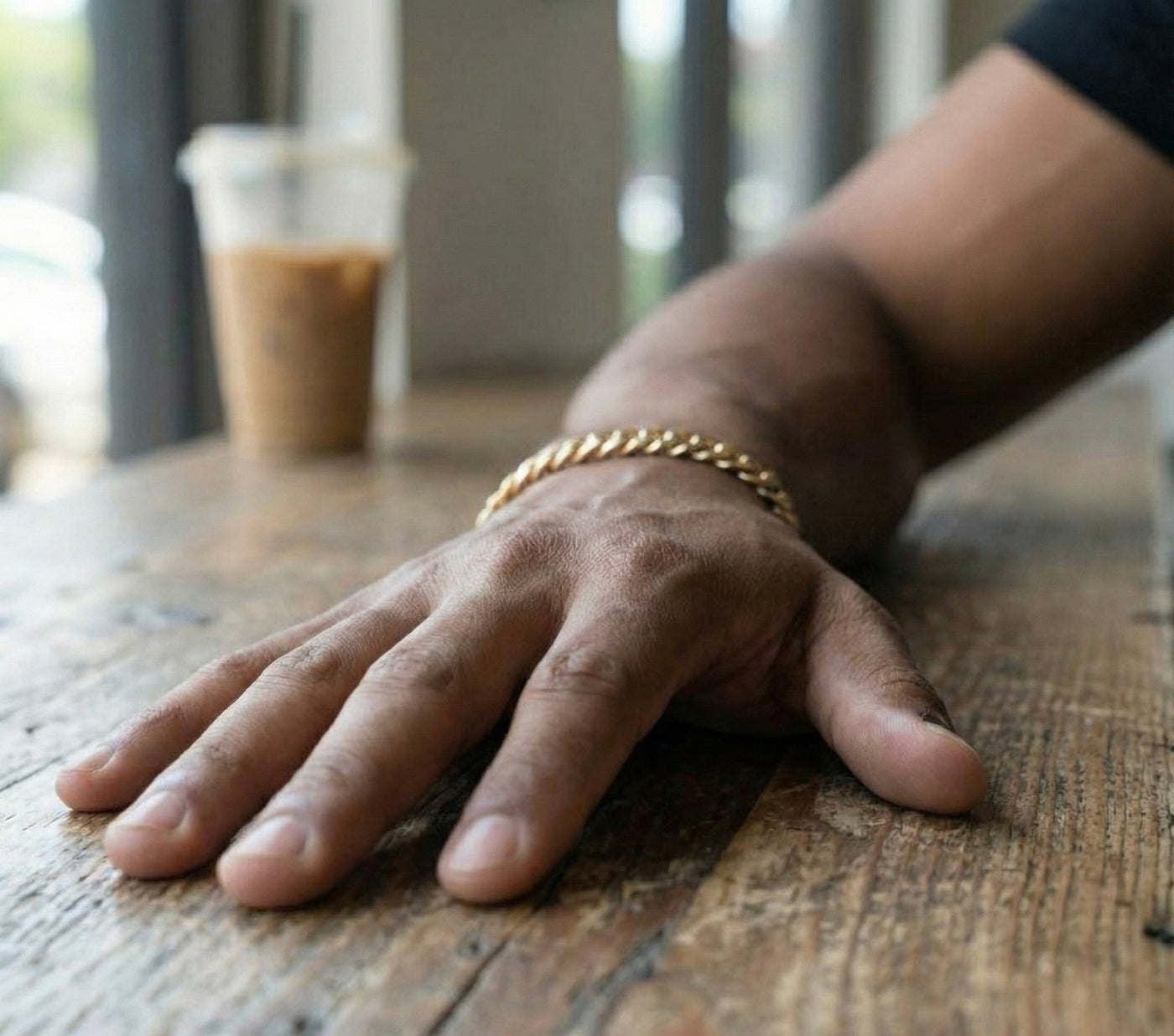 8MM Miami Cuban BraceletIn 18K Yellow Gold