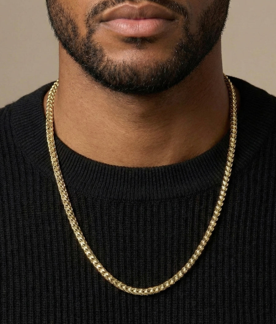 5MM Franco Chain In 18K Yellow Gold