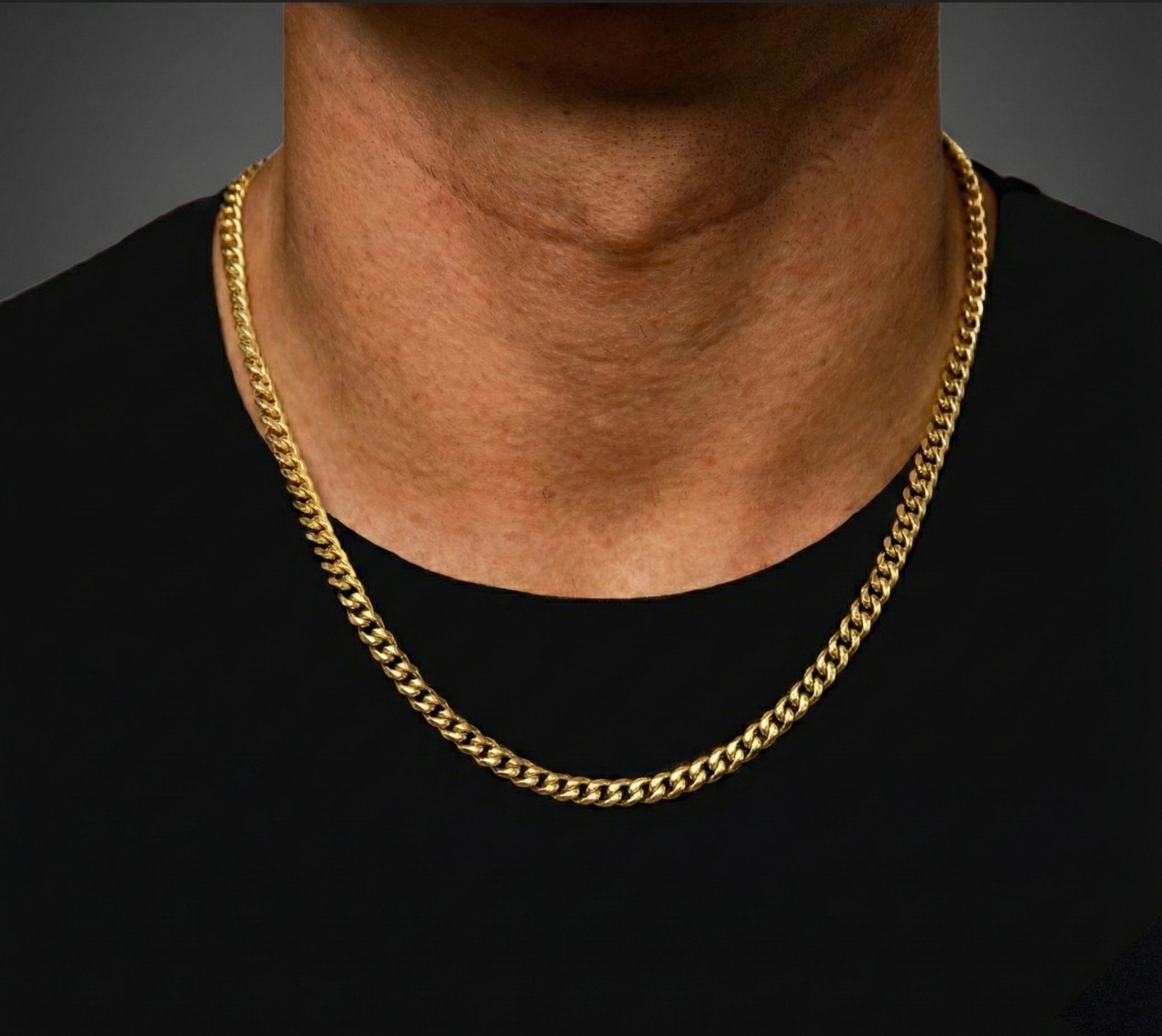 6MM Miami Cuban Chain In 18K Yellow Gold