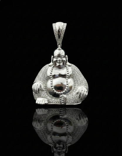 Lucky Buddha Moissanite Pendant