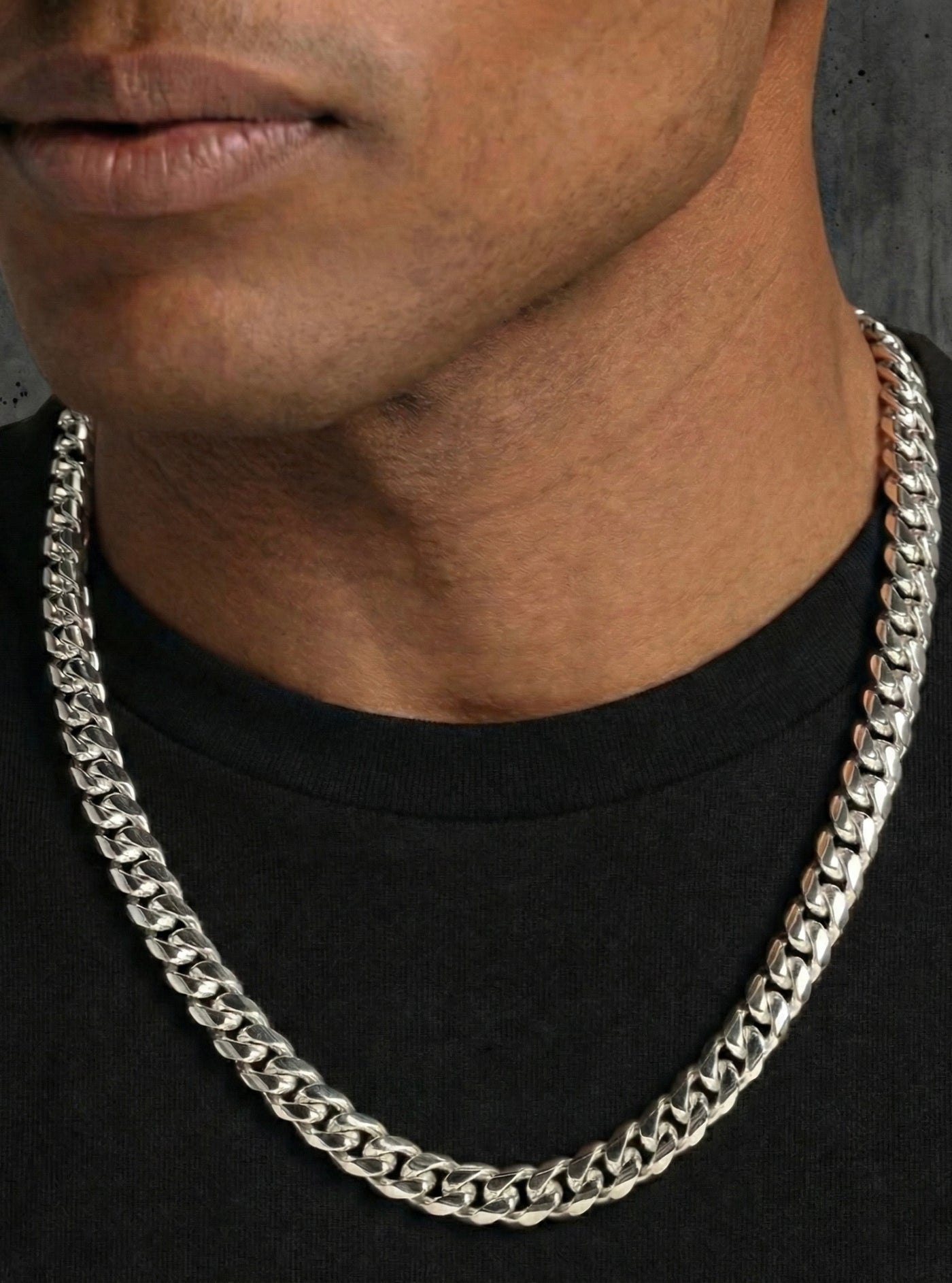 12MM Miami Cuban Chain In 18K White Gold