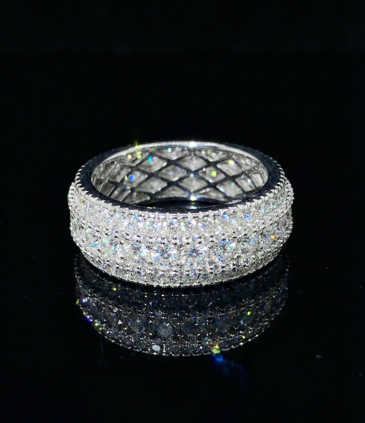 Moissanite Eternity Band