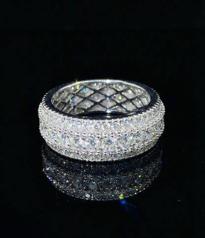 Moissanite Eternity Band