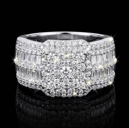 Moissanite Cinderella Wedding/Promise Ring