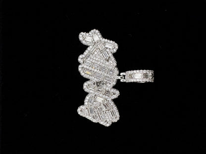 Iced Out Baguette Moissanite KING Pendant