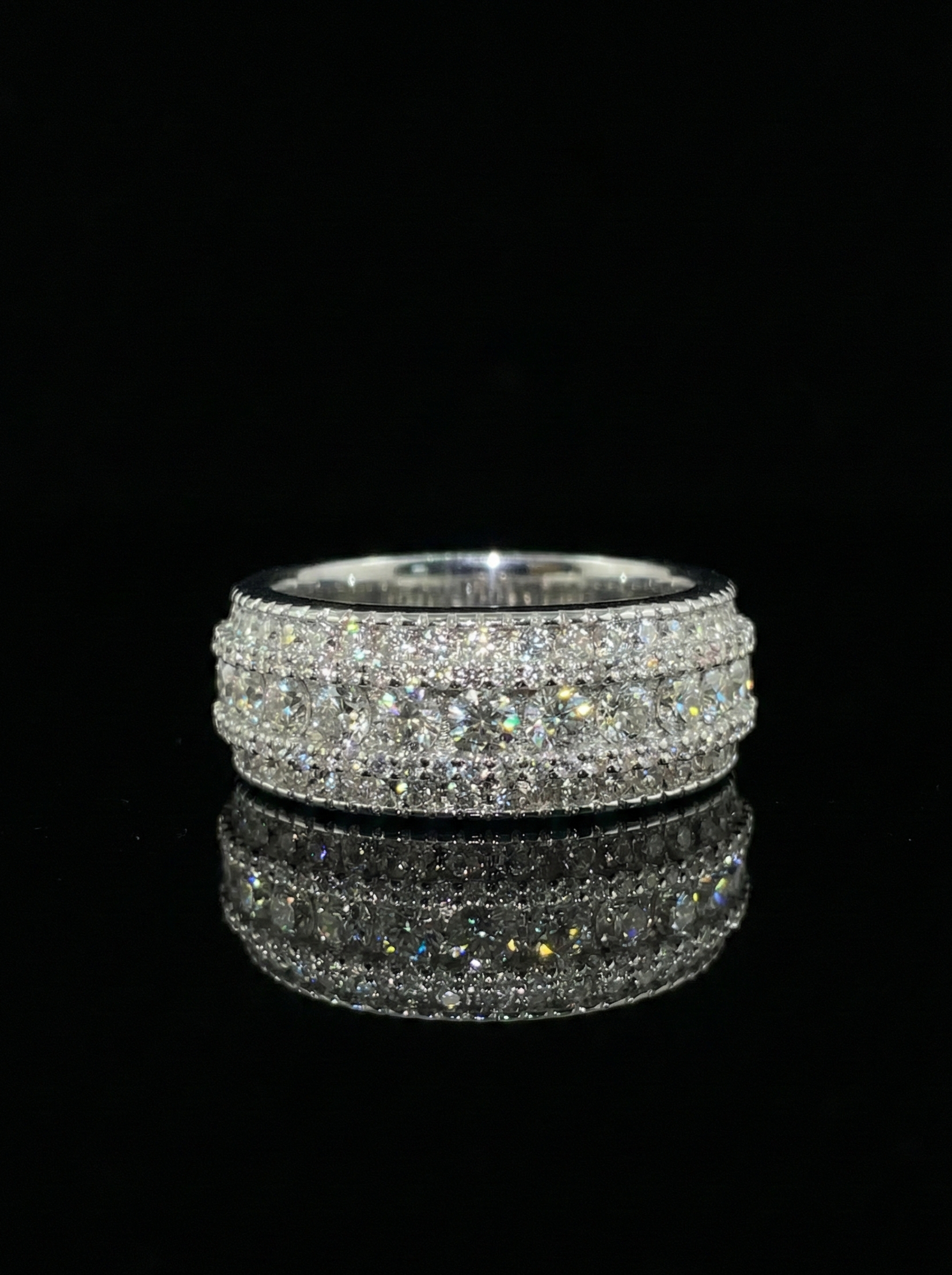 Moissanite Eternity Band