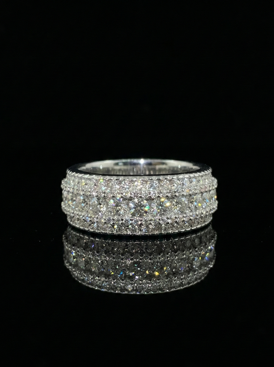 Moissanite Eternity Band