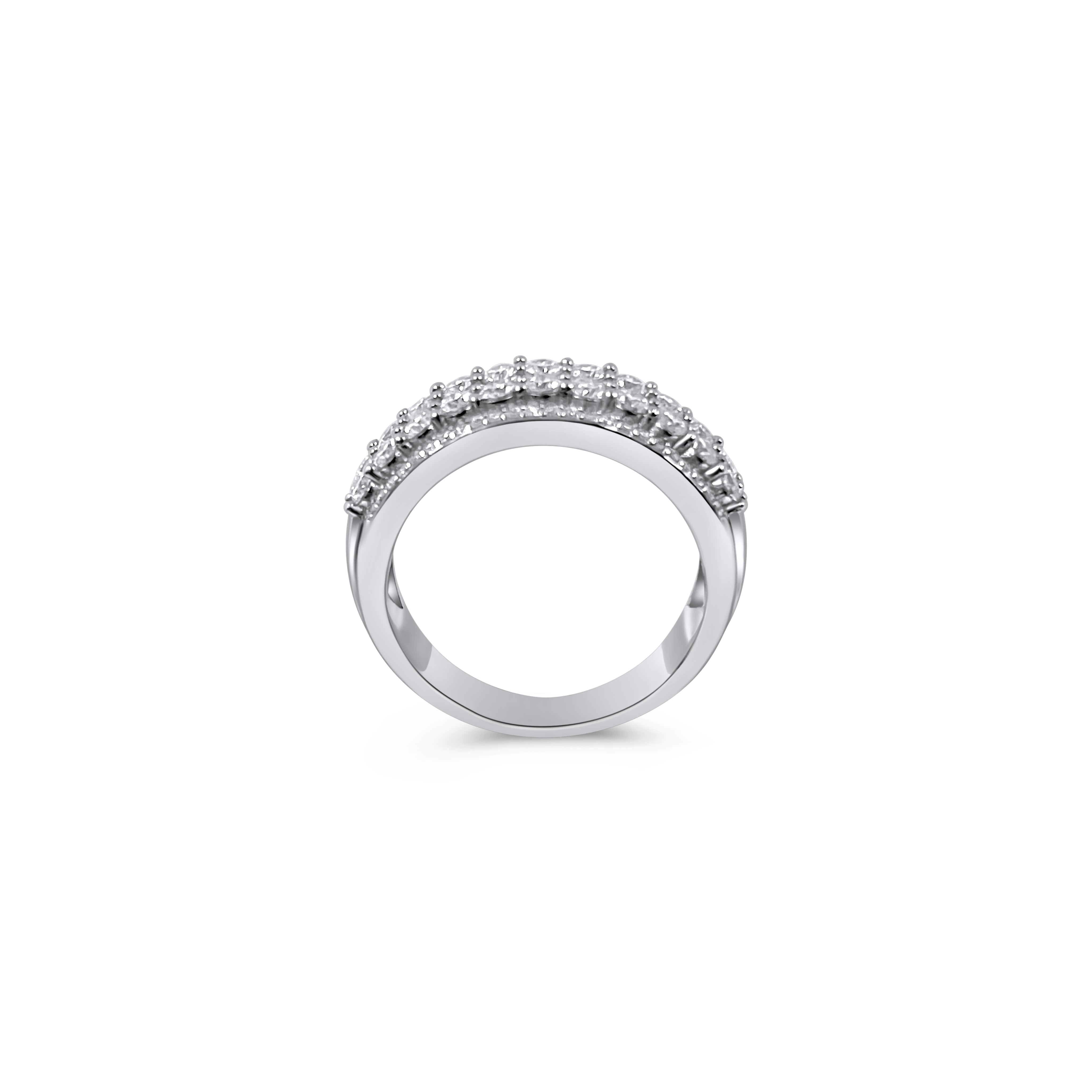 925 Sterling Silver and Moissanite Ring