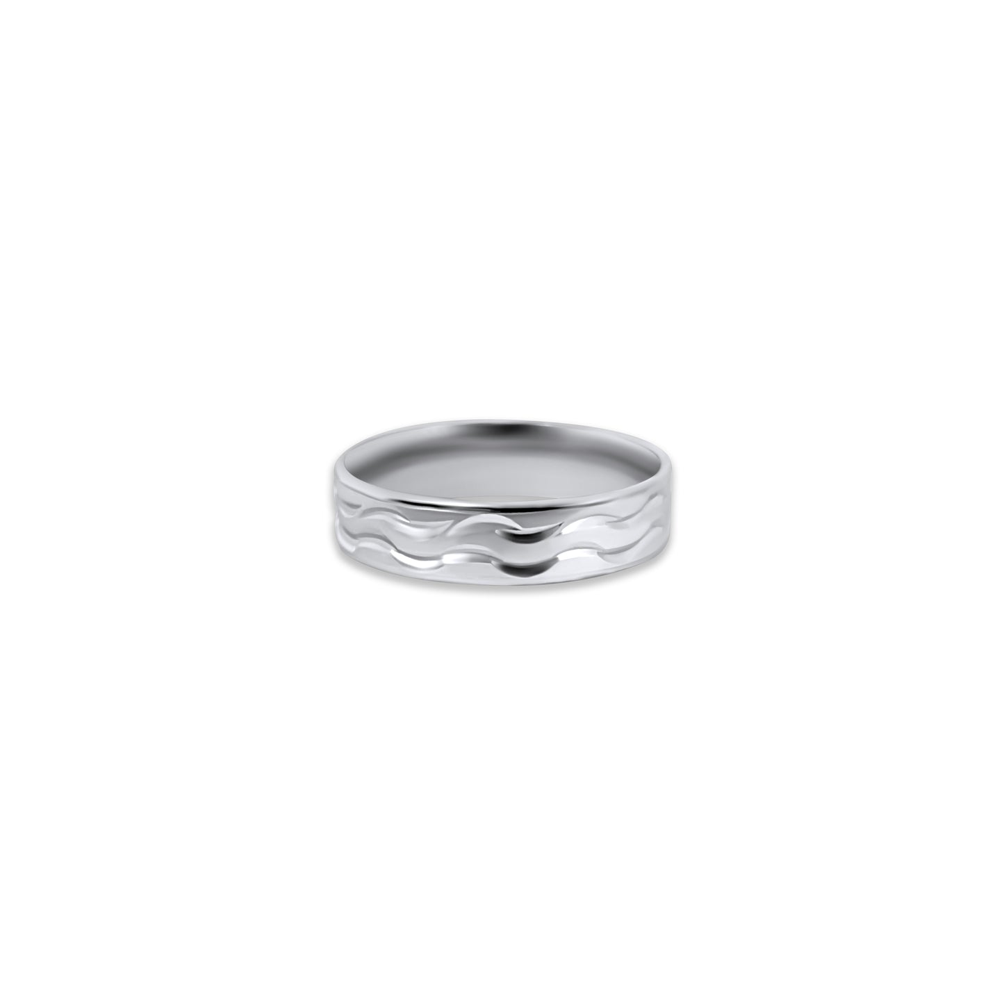 Wave cut Diamond Cut Band