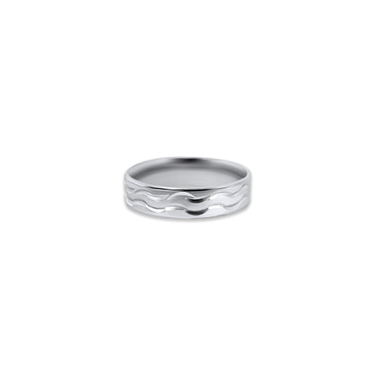Wave cut Diamond Cut Band