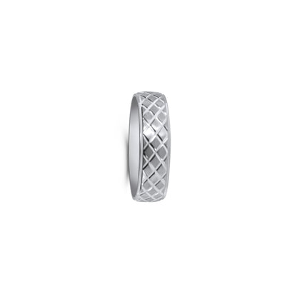 Cross Cut Diamond Cut Band