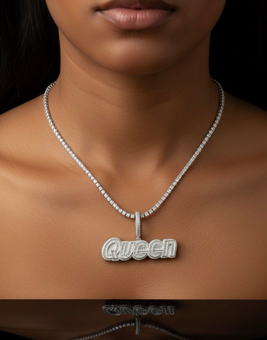 Queen Moissanite Pendant