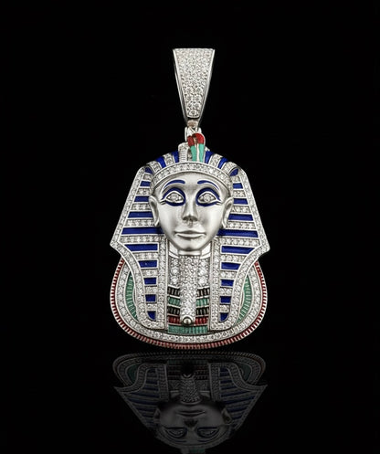 Colored King Tut Moissanite Pendant