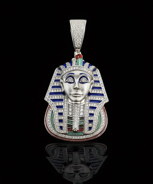Colored King Tut Moissanite Pendant