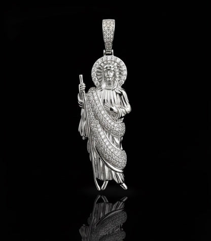 Moissanite Saint Jude Pendant
