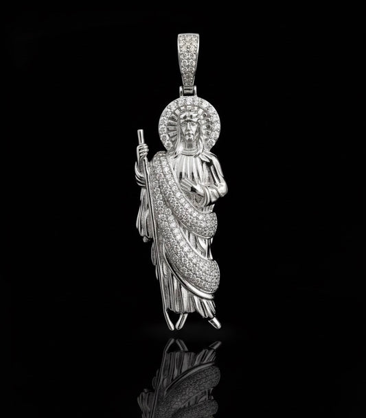 Moissanite Saint Jude Pendant