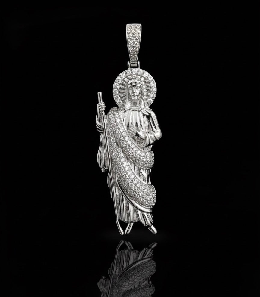 Moissanite Saint Jude Pendant