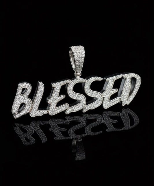 Moissanite BLESSED Pendant