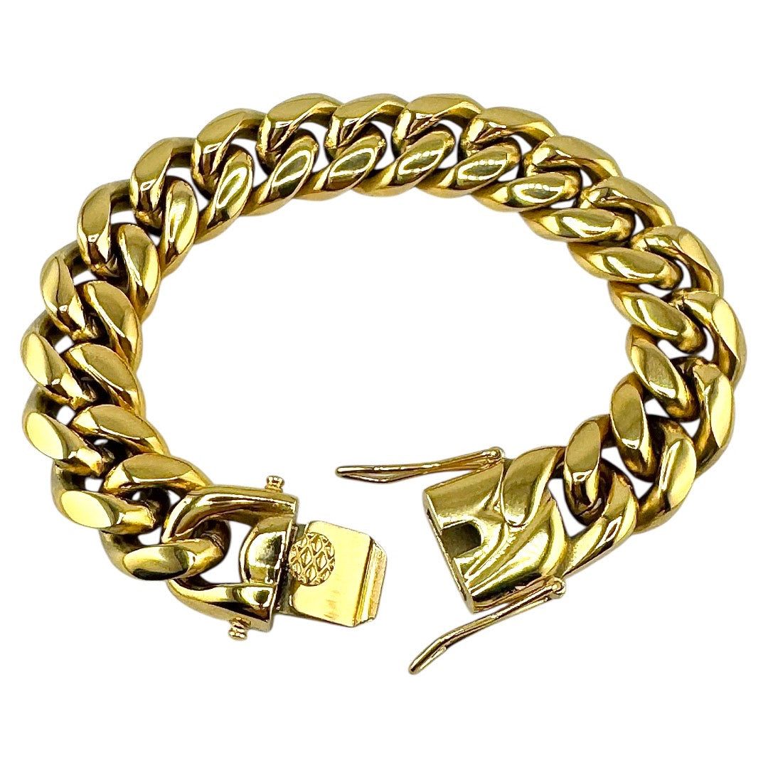 MIAMI Cuban Link in PVD Stainless Steel  Bracelet