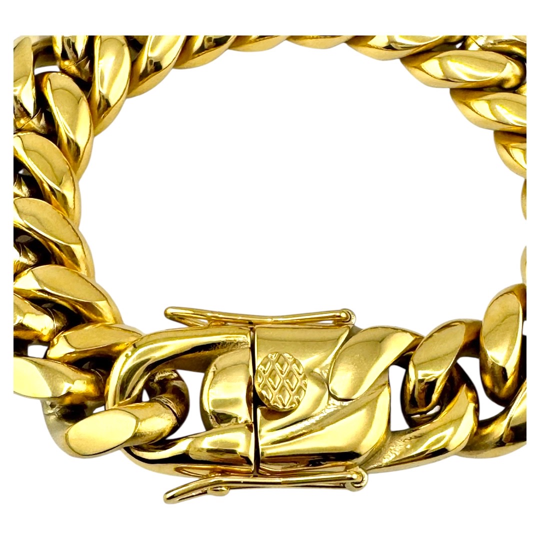 MIAMI Cuban Link in PVD Stainless Steel  Bracelet
