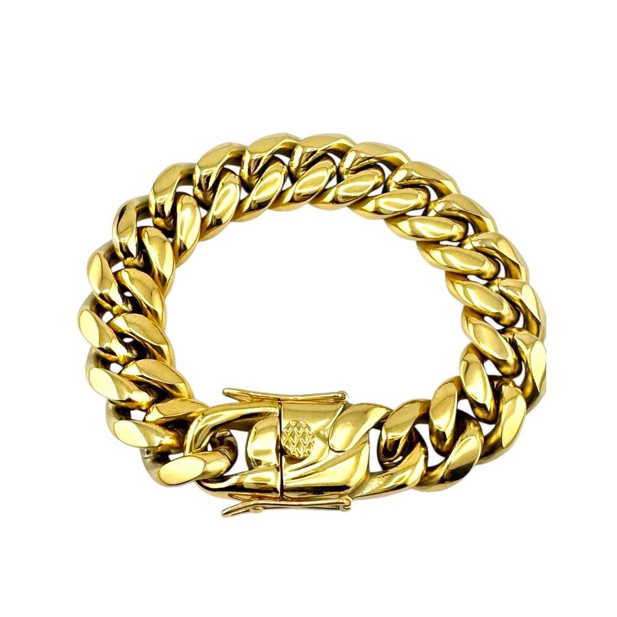 MIAMI Cuban Link in PVD Stainless Steel  Bracelet