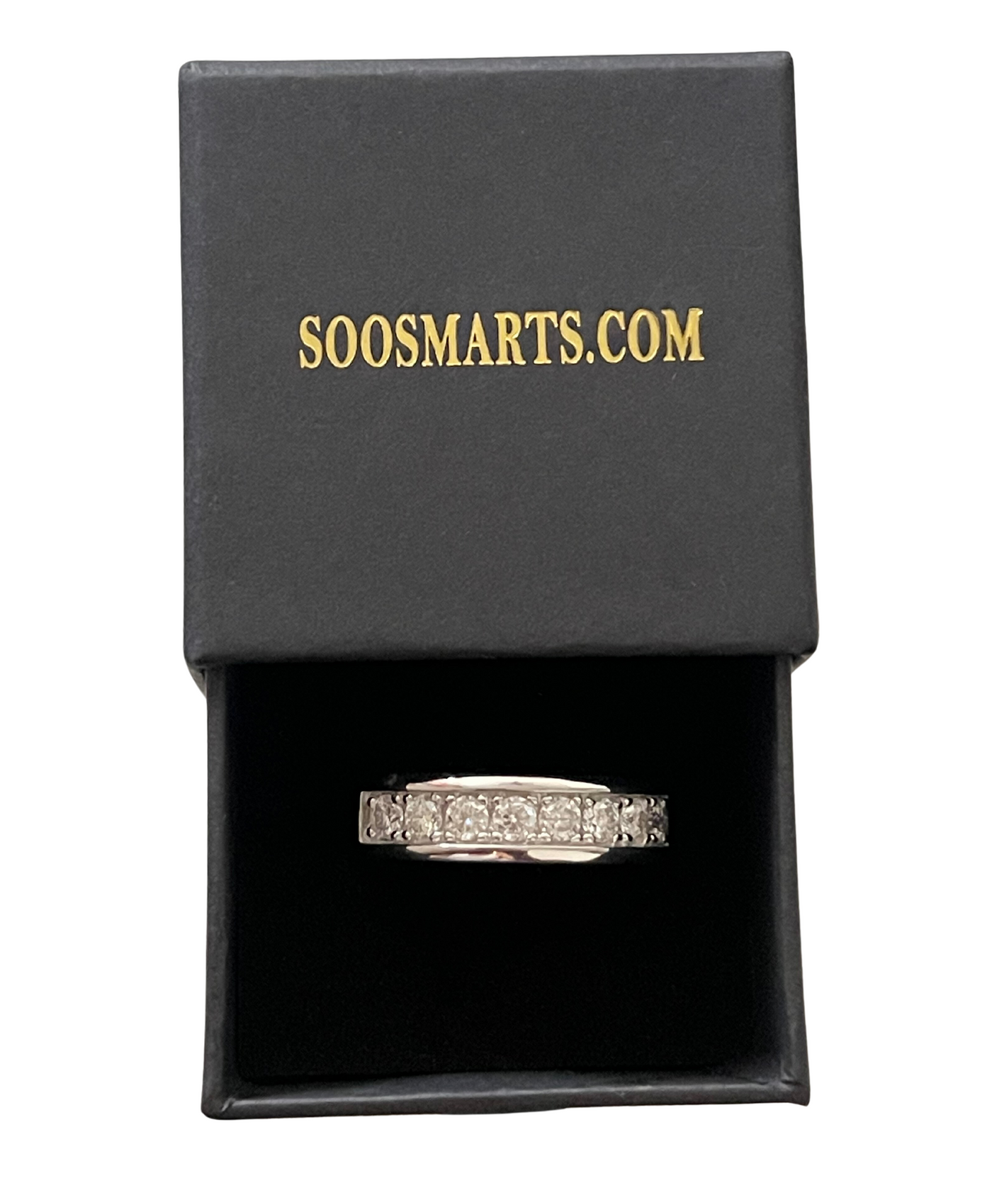 925 Sterling Silver and Moissanite Ring