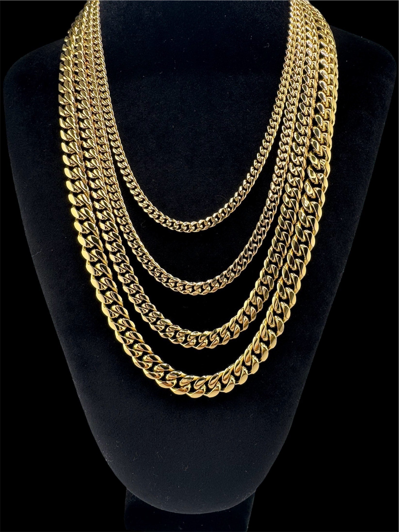 MIAMI Cuban Chain Necklace in 18k Yellow-Gold