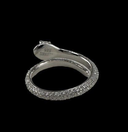 Moissanite Snake Eternity Band