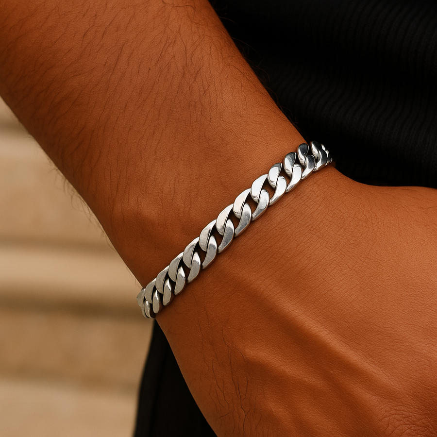 MIAMI Cuban Link in 18K White Gold Bracelet