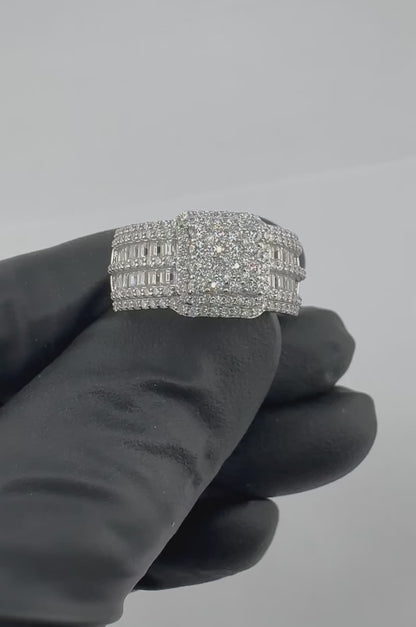 Moissanite Cinderella Wedding/Promise Ring