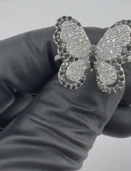 Butterfly Moissanite Ring