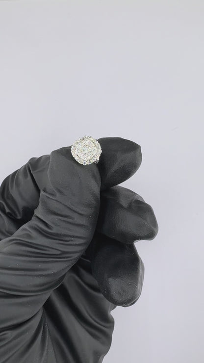 Iced Cushion-Cut Moissanite Earrings
