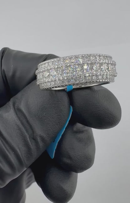 Moissanite Eternity Band