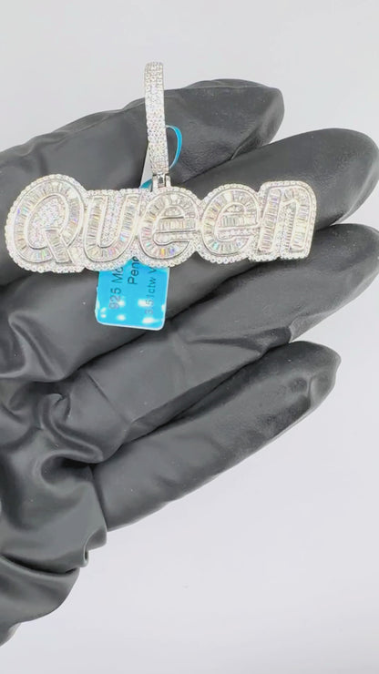 Queen Moissanite Pendant