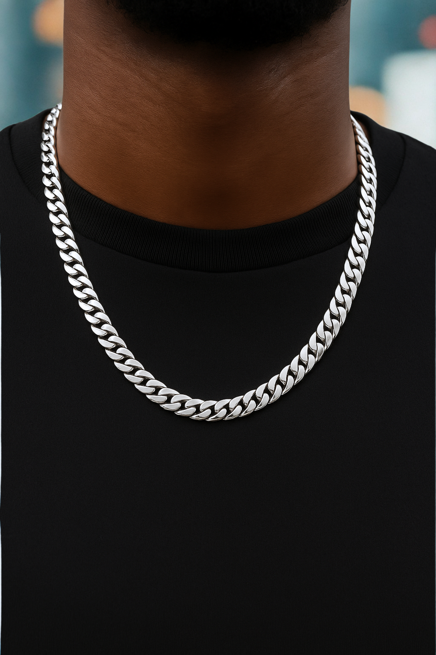 MIAMI Cuban Link in 18K White Gold Chain Necklace